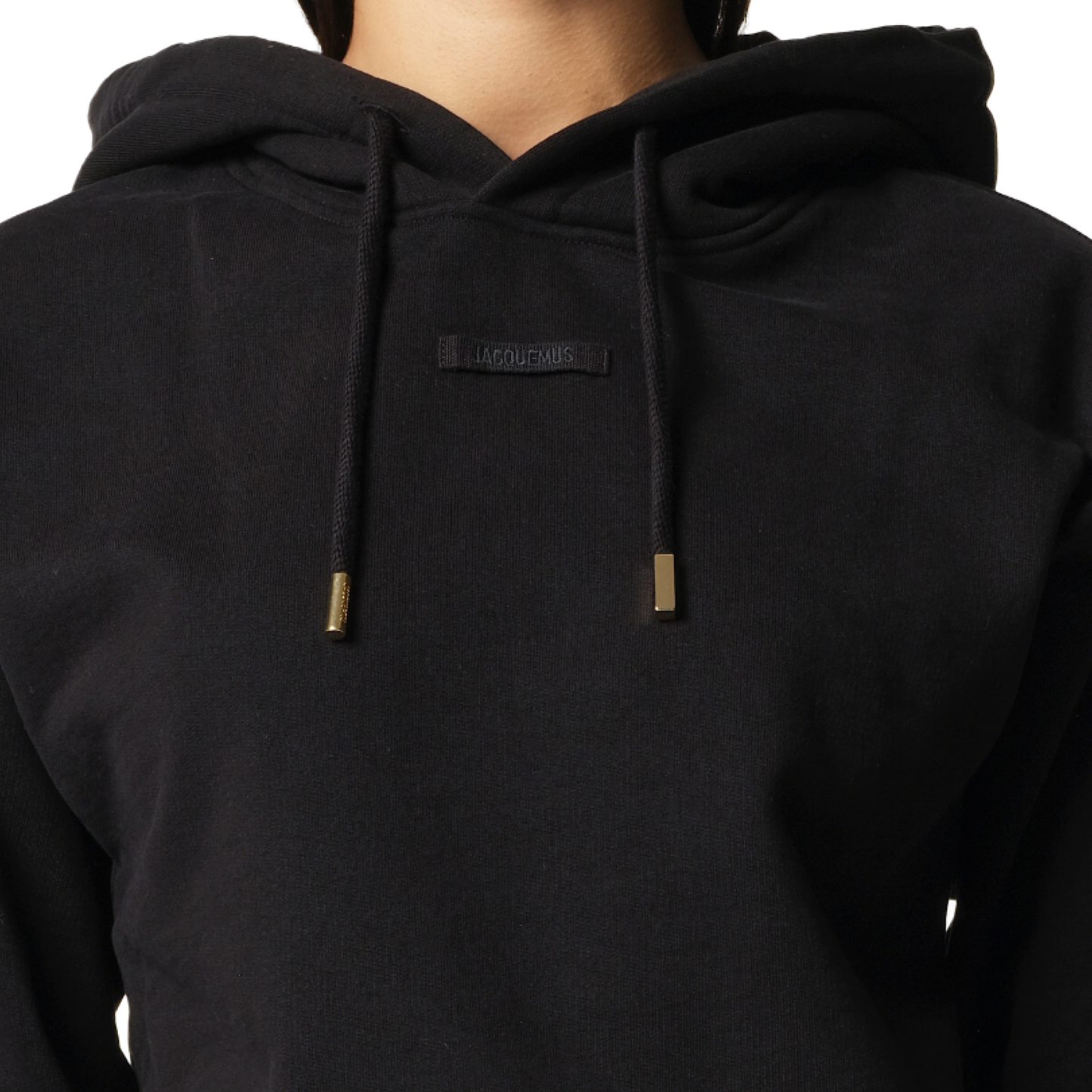 Le Hoodie Gros Grain in Black