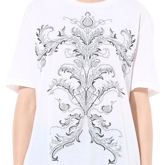 Print T-Shirt in White