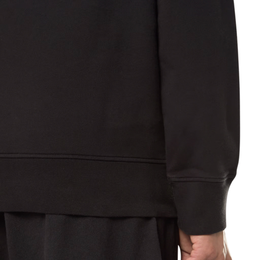 Logo Patch Sweatshirt in Black