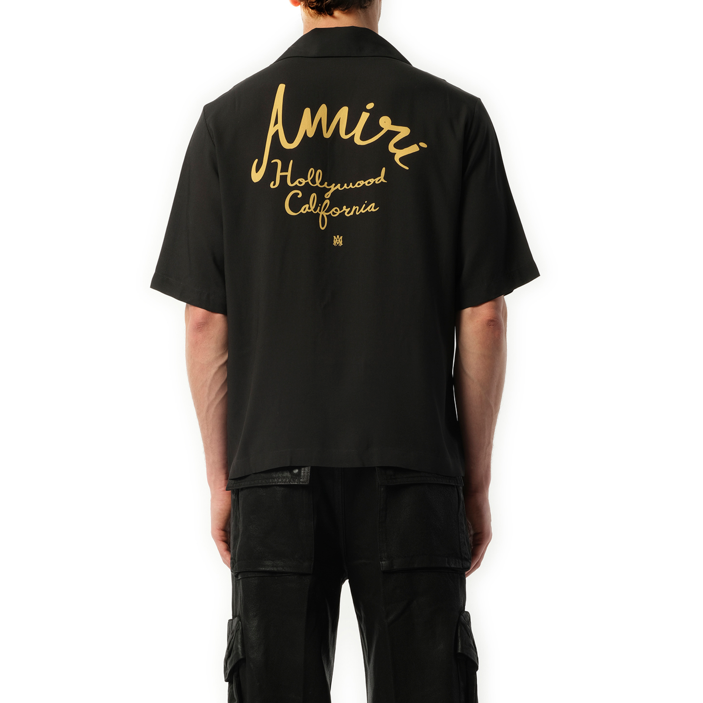 Amiri Hollywood Camp Shirt in Black