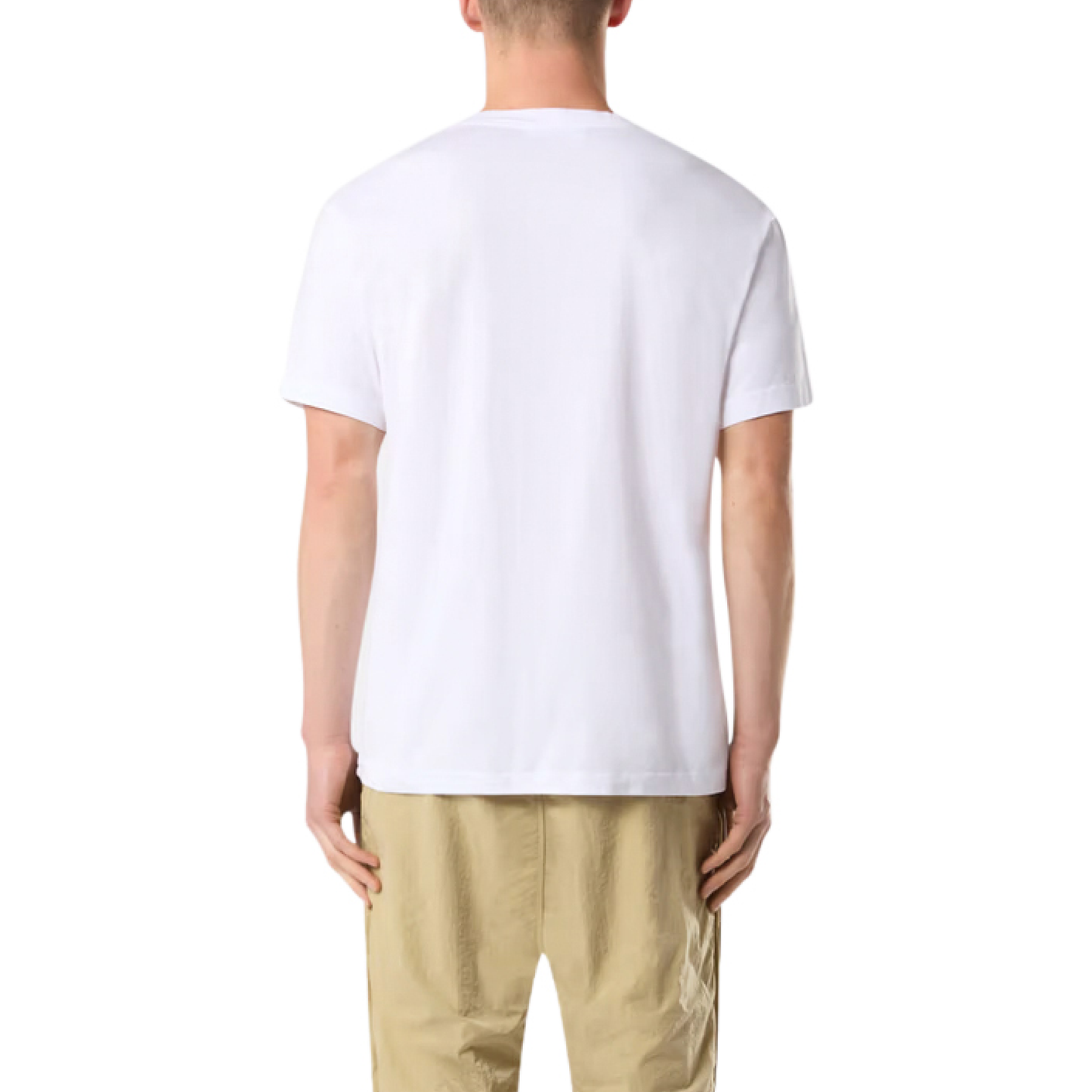 Stone Island Logo Patch T-Shirt in White