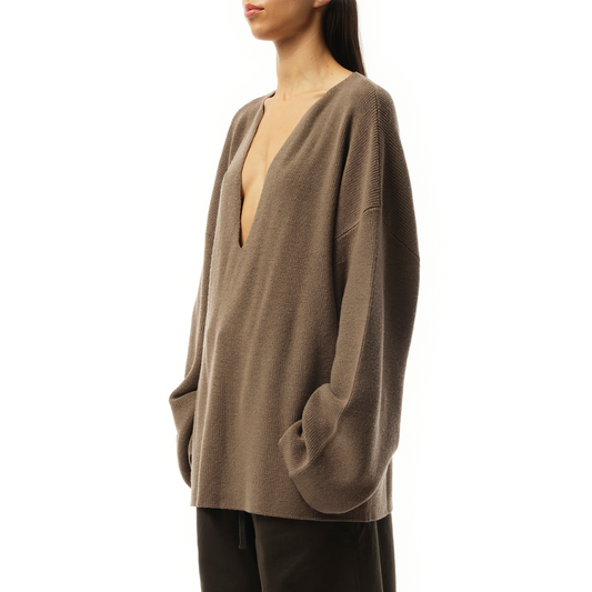 Dormer Knit Sweater in Darktaupe