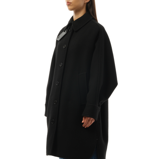 Iconic Wool Coat in Black