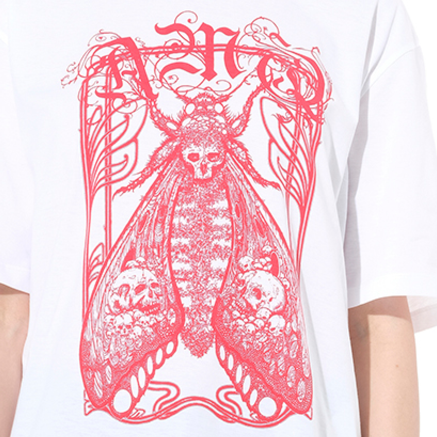 Moth Oversize T-Shirt in White