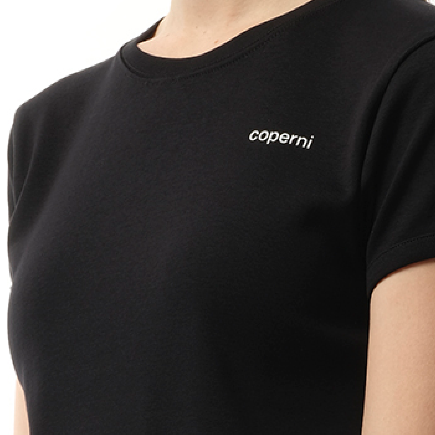 Logo Slim Fit T-Shirt in Black/White