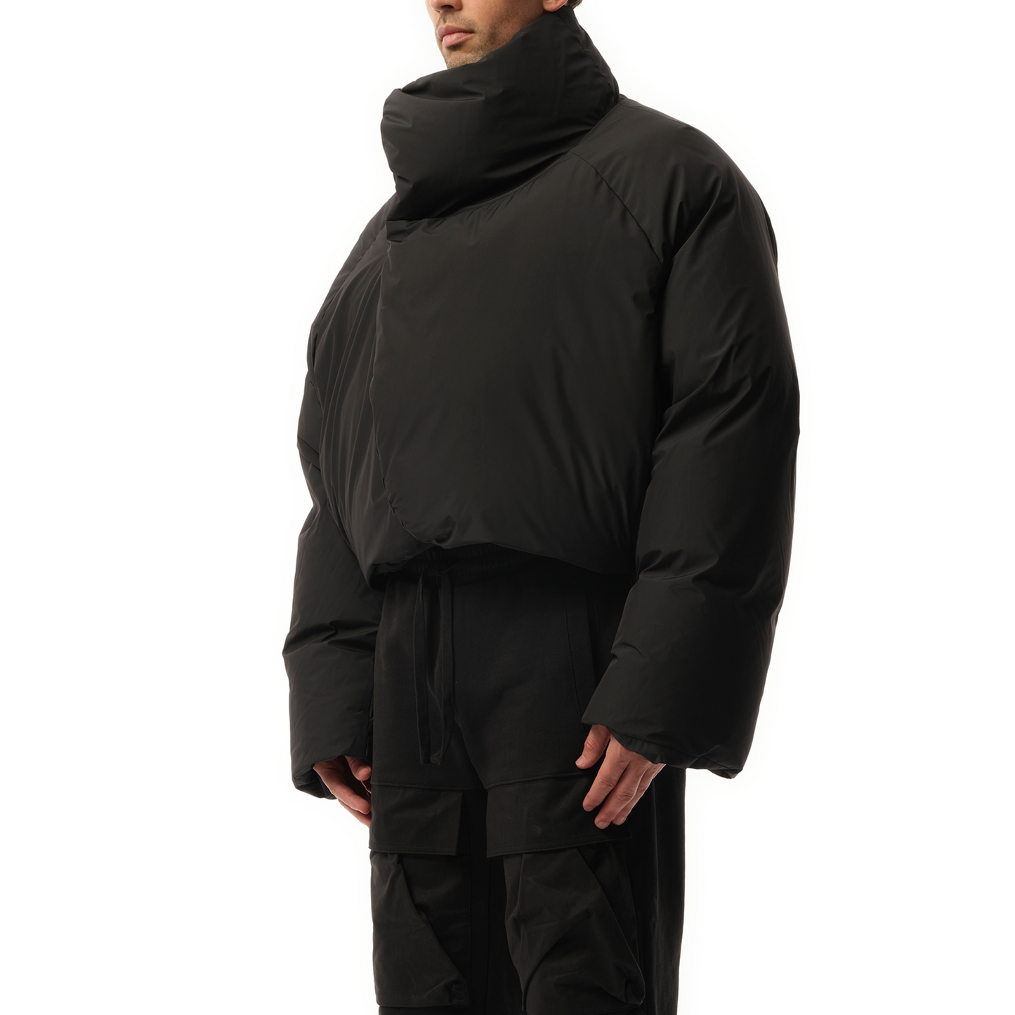 DBL Puffer Jacket in Black