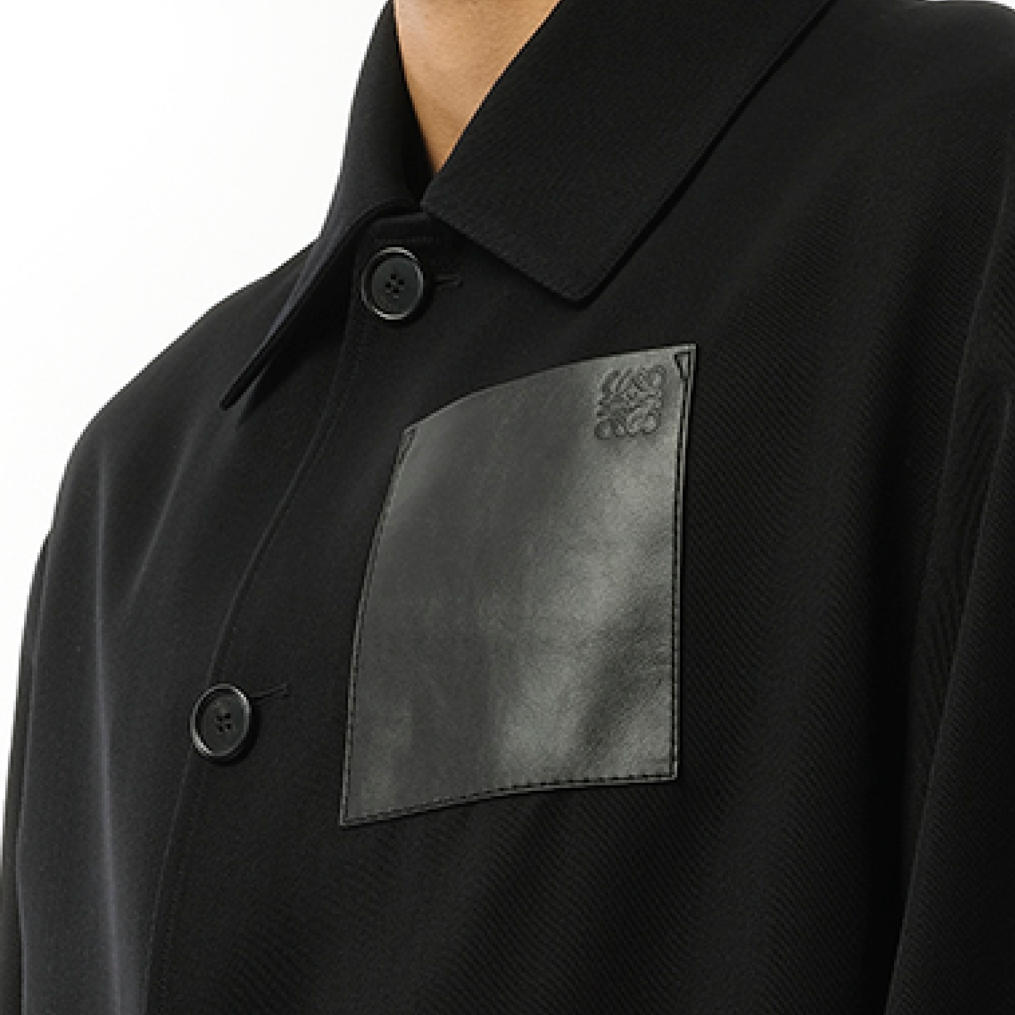 Workwear Wool Jacket in Black