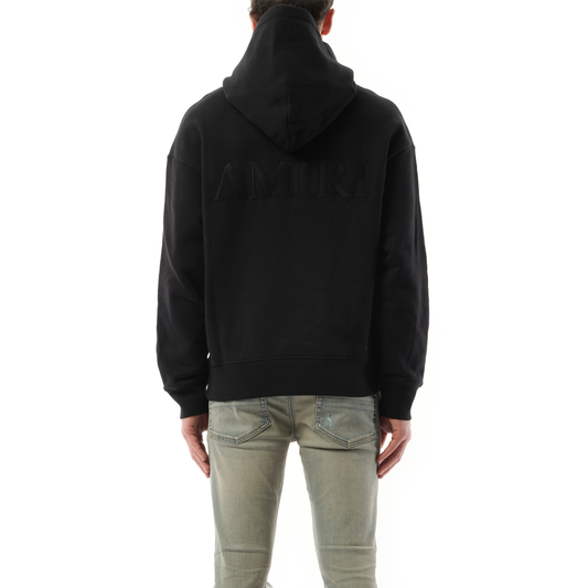 Amiri Oversized Hoodie in Black