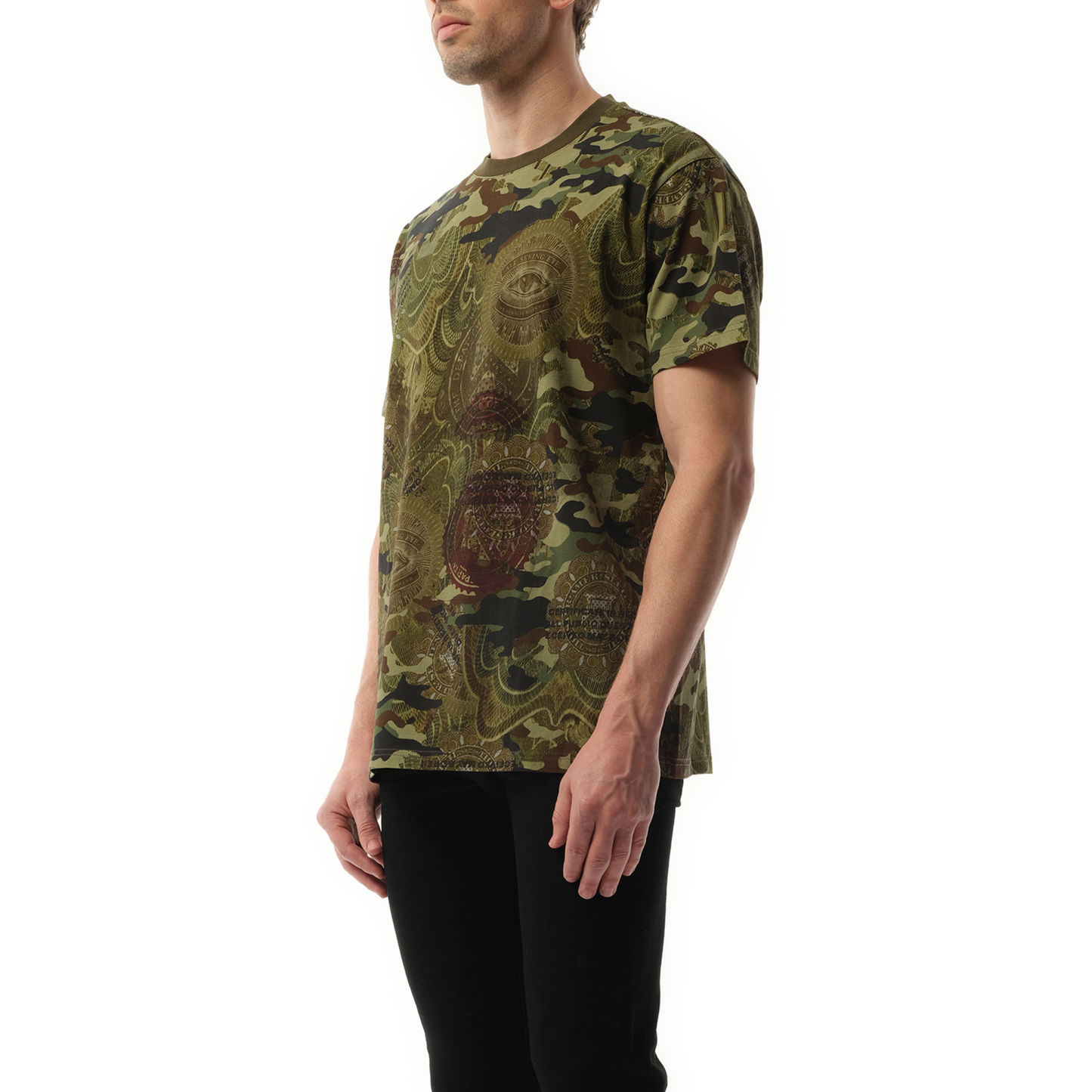 Podium Dollar T-Shirt in Khaki