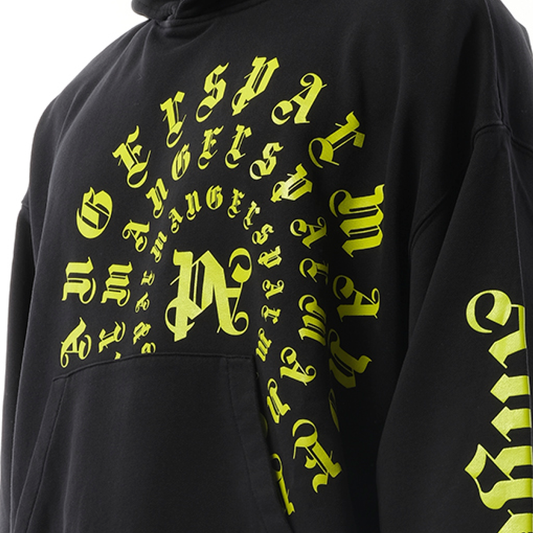 Vertigo Hoodie in Black/Lime