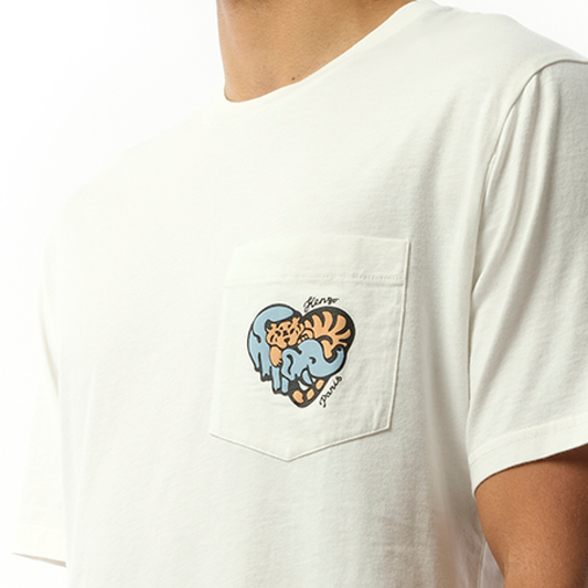 CVD Classic Pocket T-Shirt in Off White