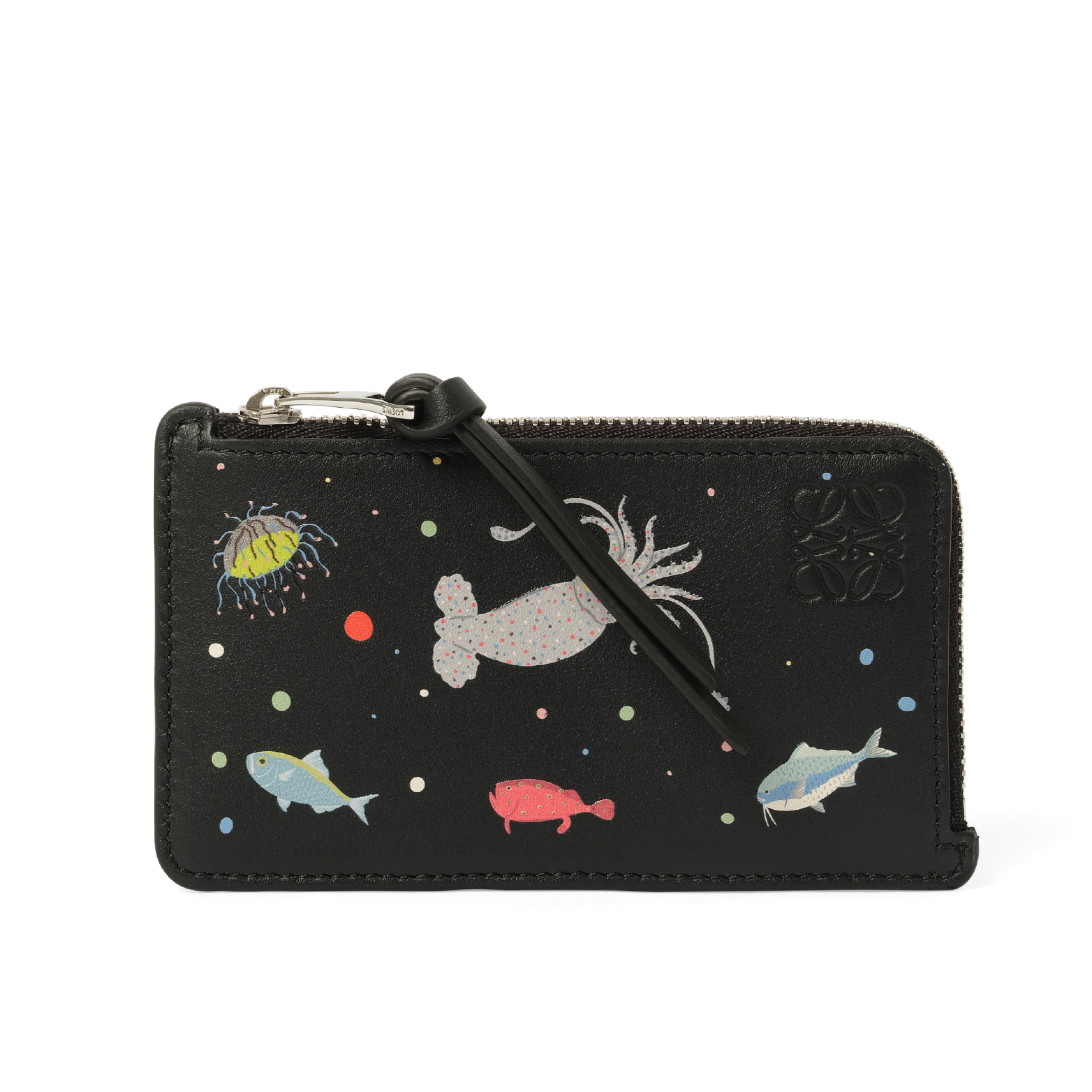 Suna Fujita Deep Sea Cardholder in Black