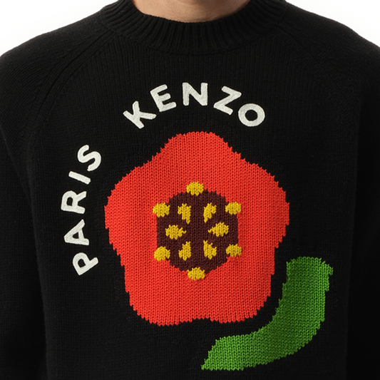 Kenzo Pop Knit Sweater in Black