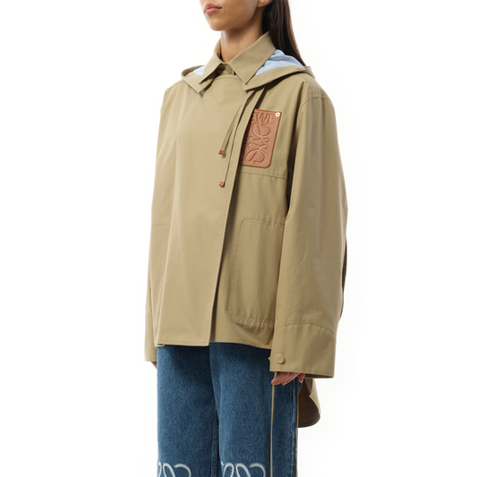 Hooded Anagram Parka in Sweet Caramel