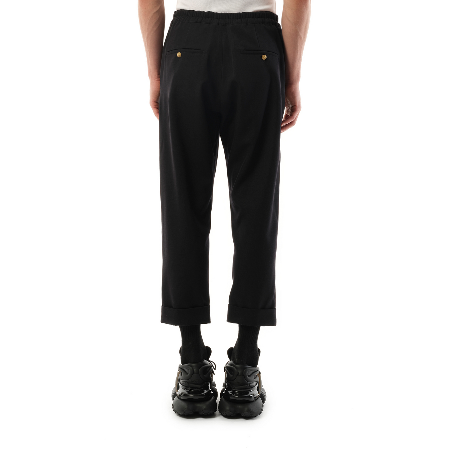 Tailored GDP Slouch Pants in Black