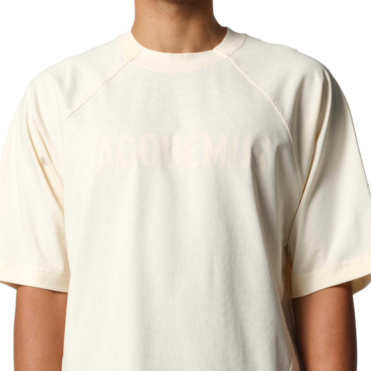 Le T-Shirt Typo in Light Beige