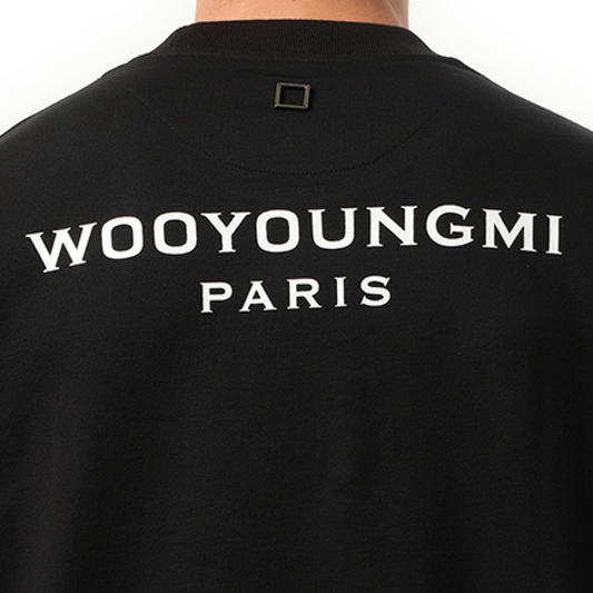 Logo Patch Sweatshirt in Black