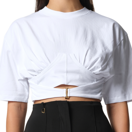 Le T-Shirt Caraco in White