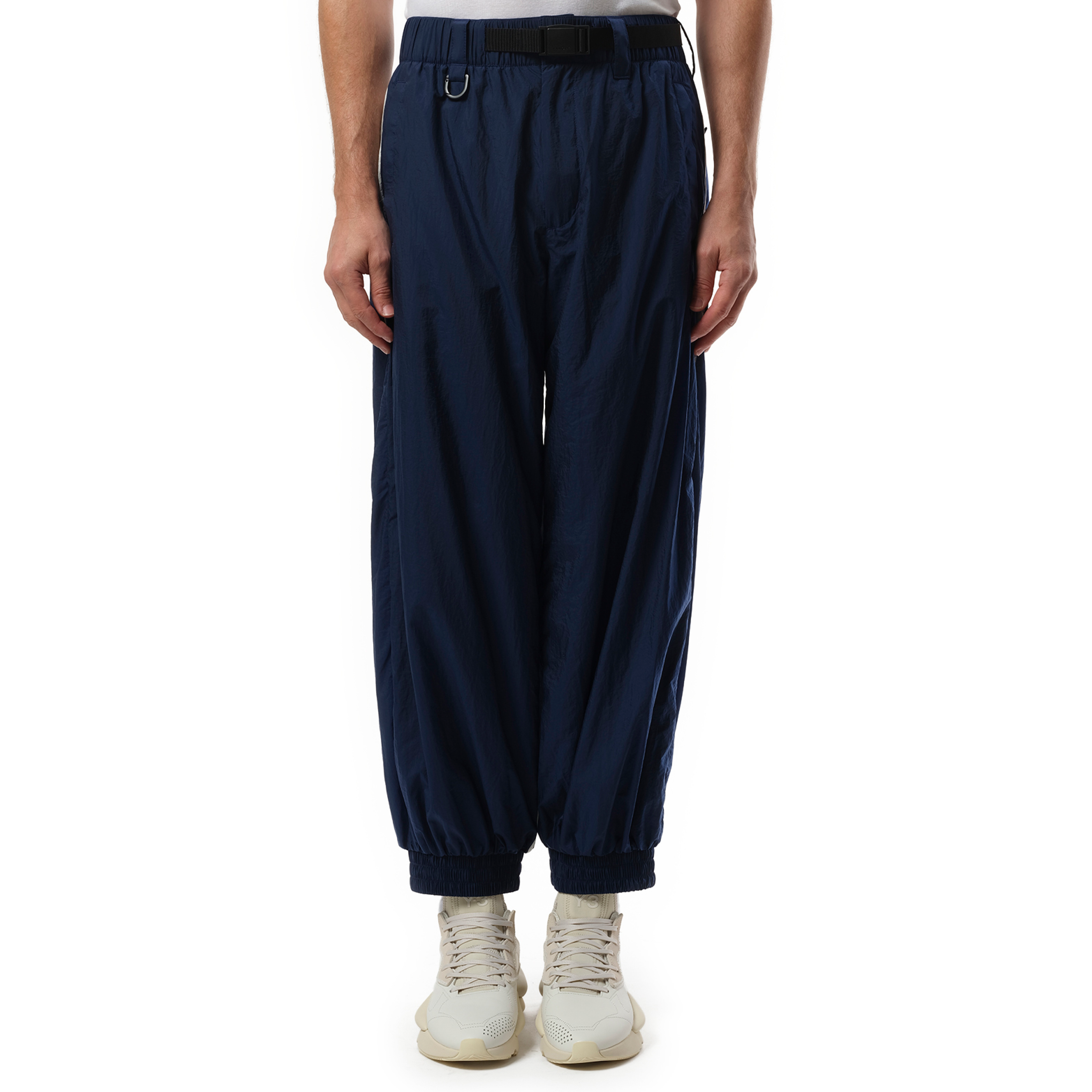 3 Stripe Nylon Pants in Dark Blue