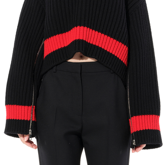 Chunky Rib Knitwear in Black