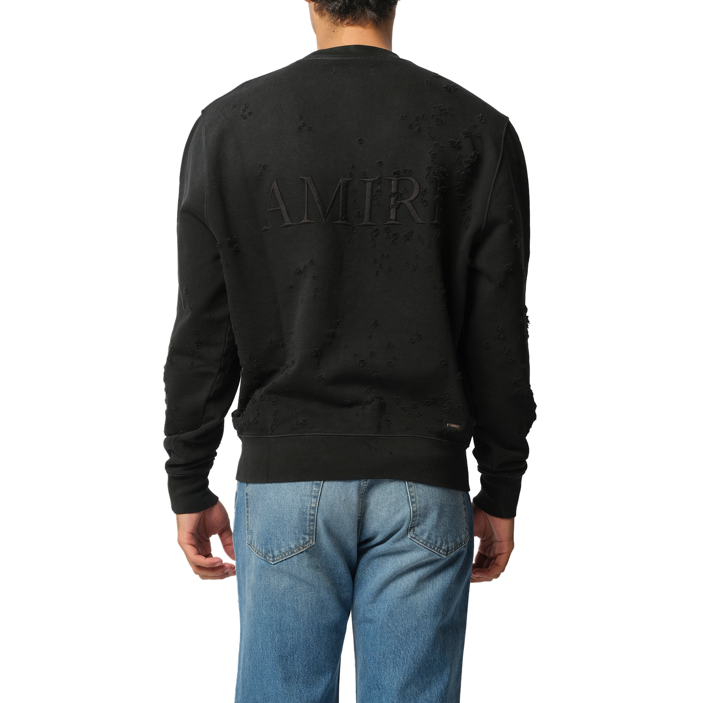 MA Shotgun Embroidered Sweatshirt in Black