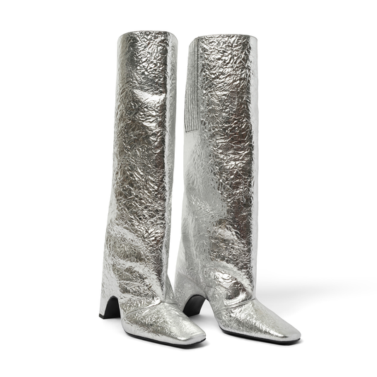 Foil Bridge Botos in Silver