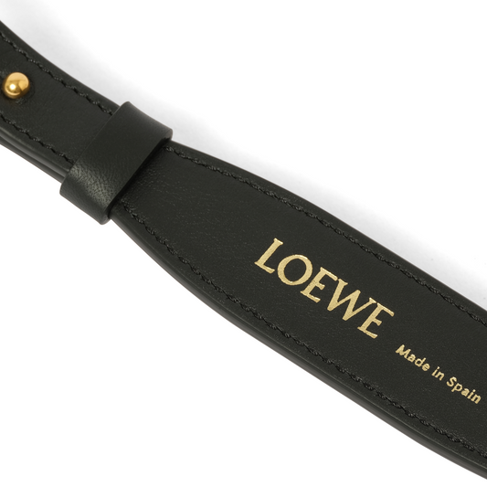 Branded Short Strap in Black