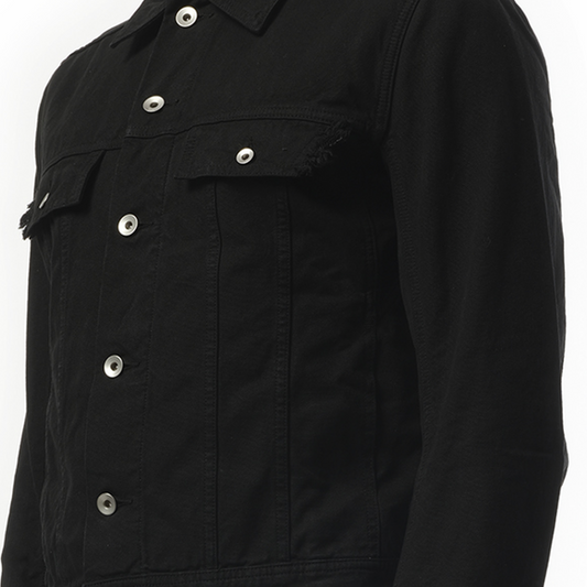 Trucker Jacket in Black