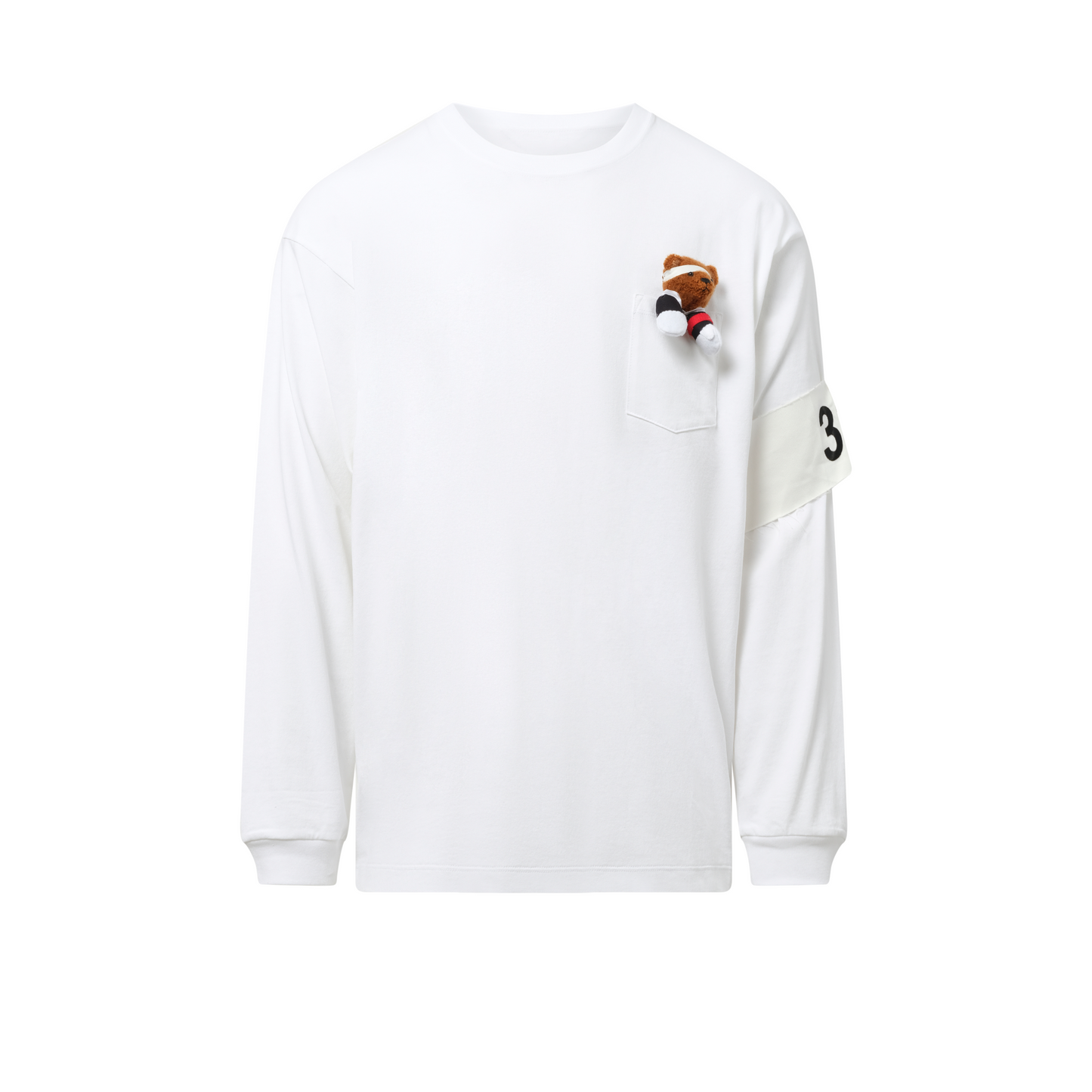 Support Group Long Sleeve T-Shirt in White