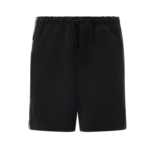 Football Cutout Shorts in Black