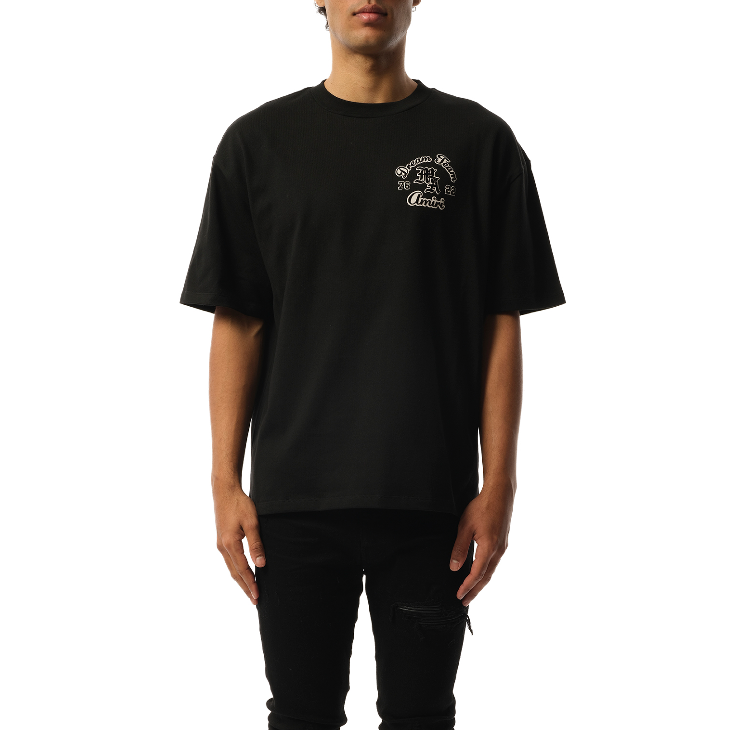 Dream Team Oversized T-Shirt in Black