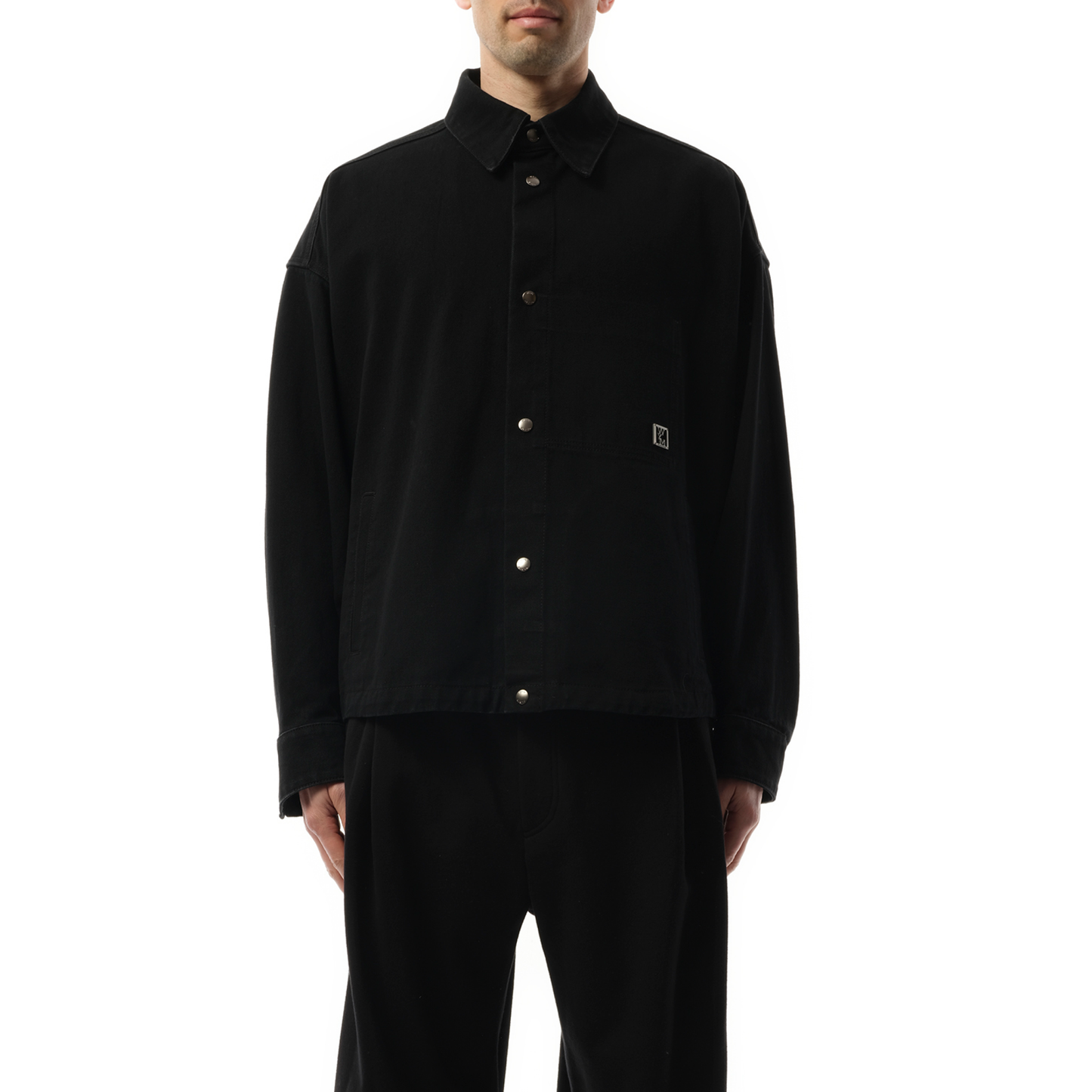 PariSeoul Denim Shirt in Black