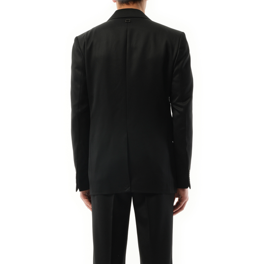 2 Button Suit Blazer in Black