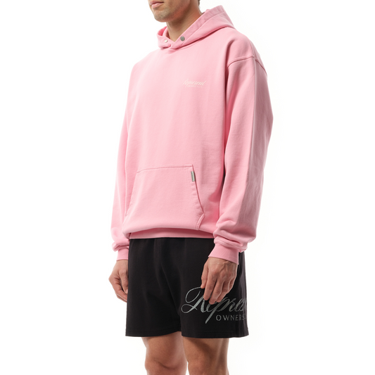 Represent Owners Club Script Hoodie in Pink