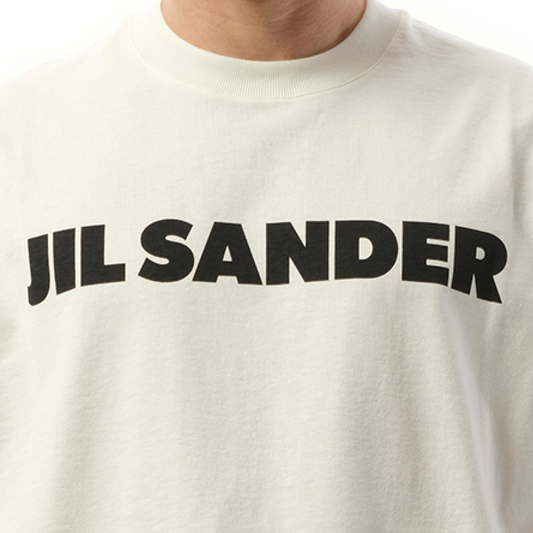 Jil Sander Logo T-Shirt in Porcelain