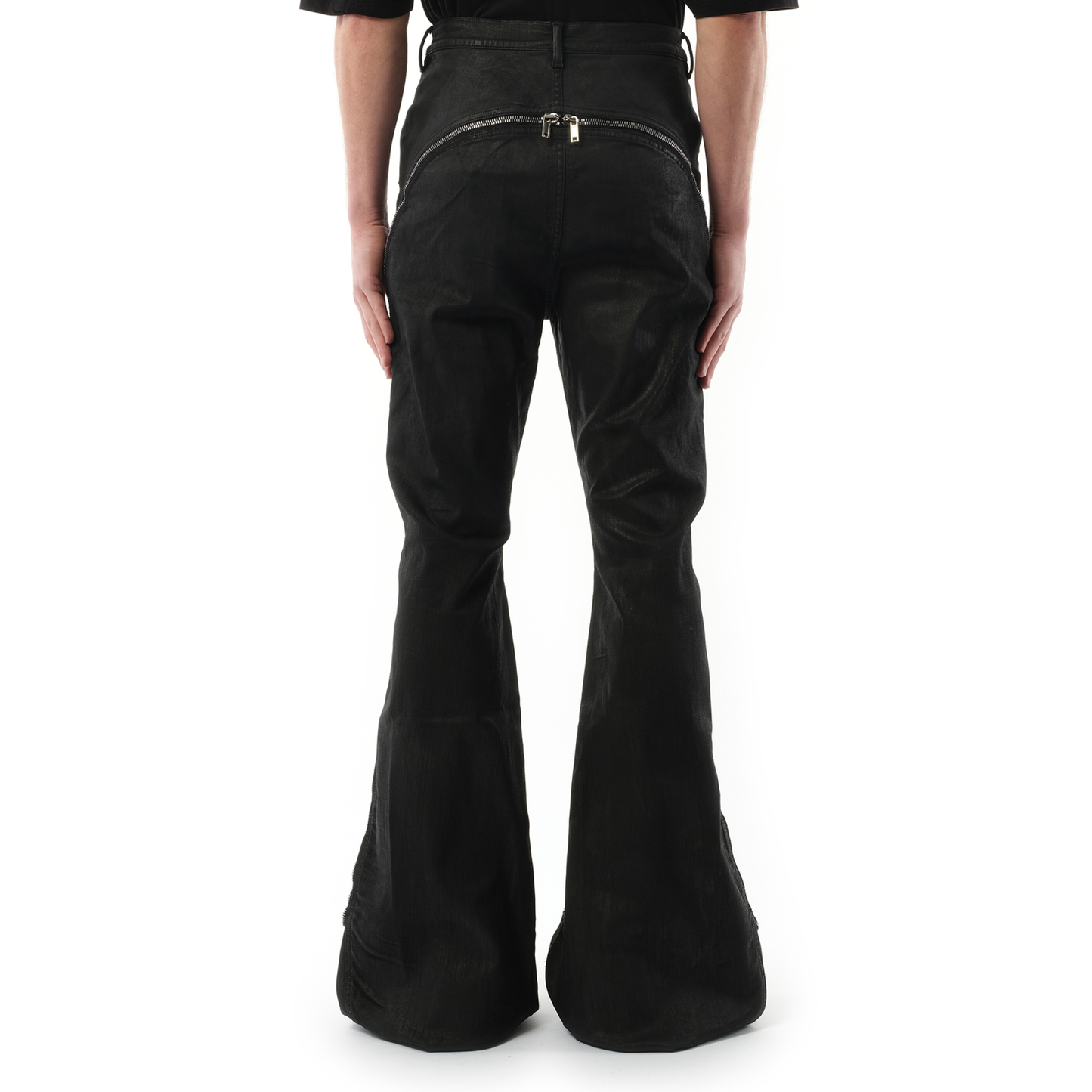 Bolan Banana Denim Pants in Black Wax