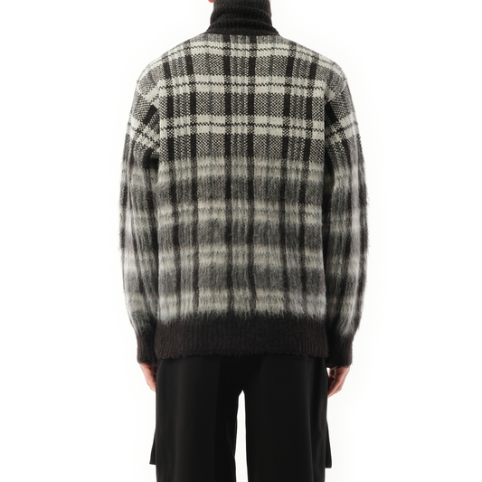 HK Chunky Sweater in Medium Black Check