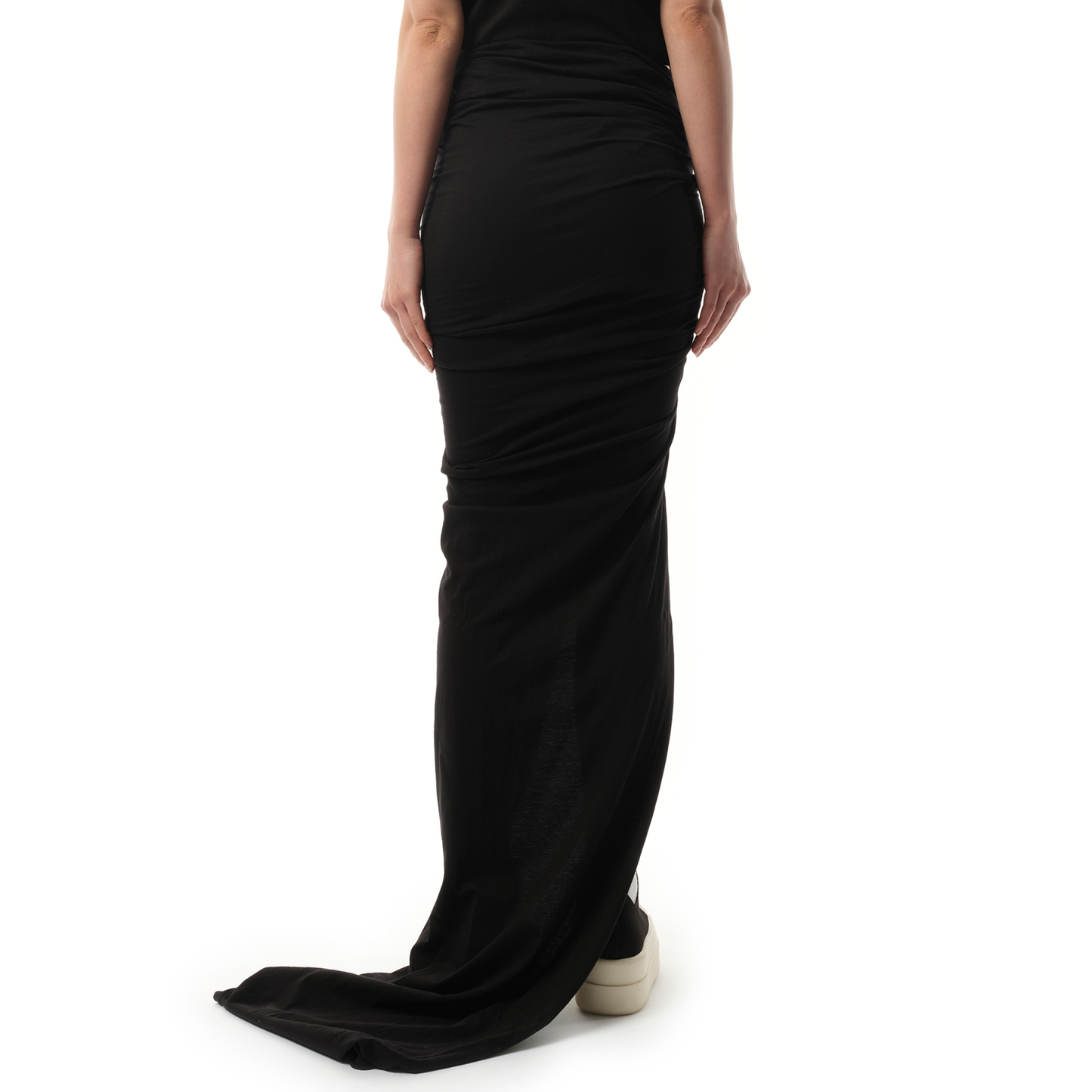 Soft EDFU Long Skirt in Black