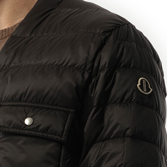 Rick Owens x Moncler Padded Outershirt in Black