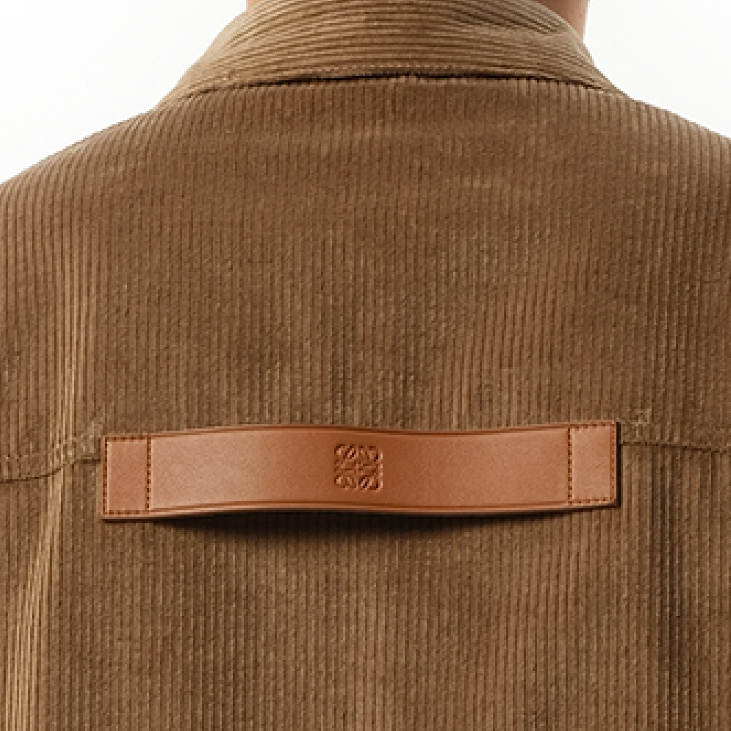 Corduroy Overshirt in Light Camel