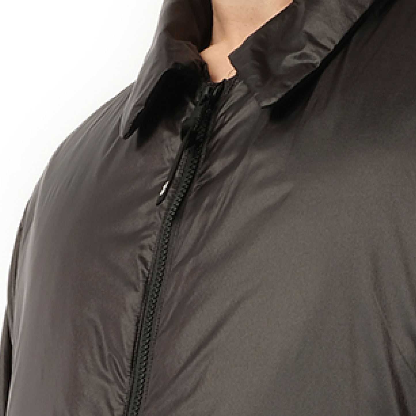 Nylon Liner Jacket in Black