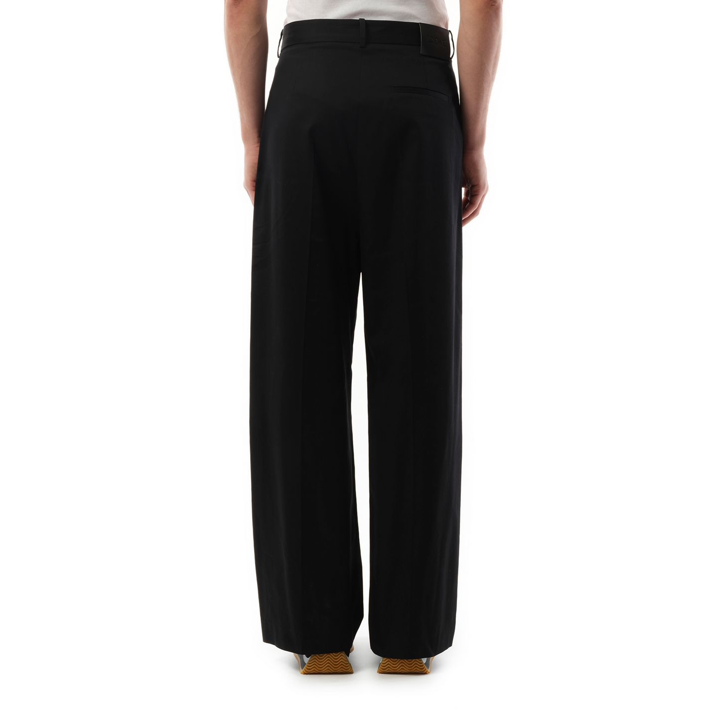 Pleated Trouser in Black