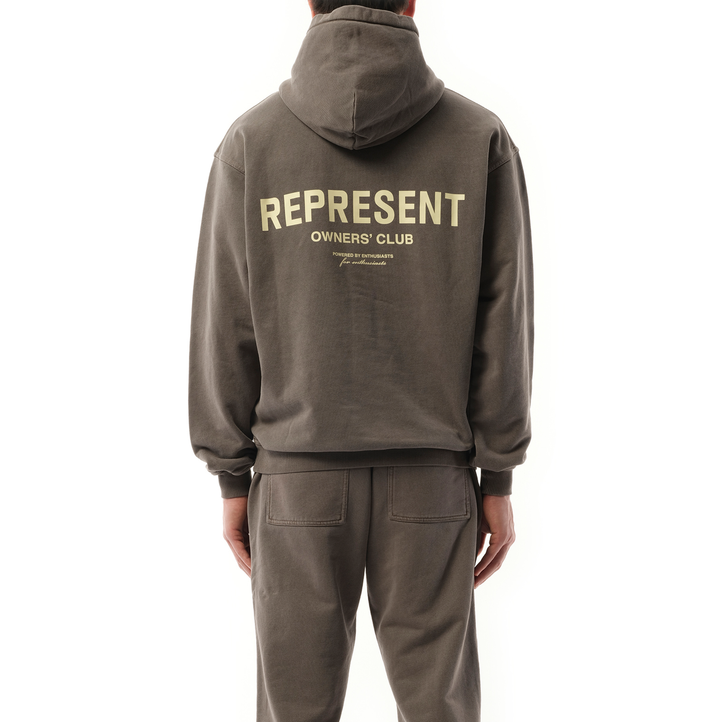 Represent Owners Club Hoodie in Fog