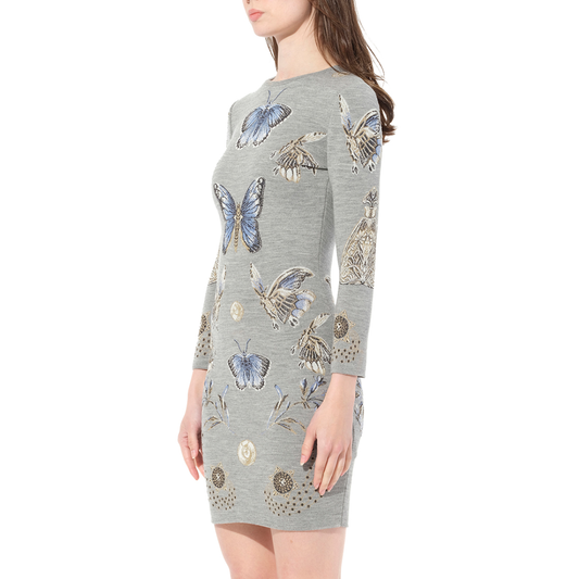 Mini Jacquard Dress in Multicolour