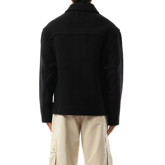 Le Manteau Court Jacket in Black