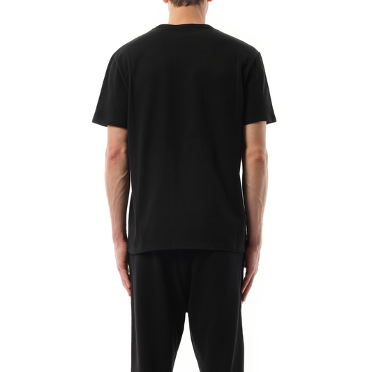 Mid Weight Jersey T-Shirt in Black/Black/Red