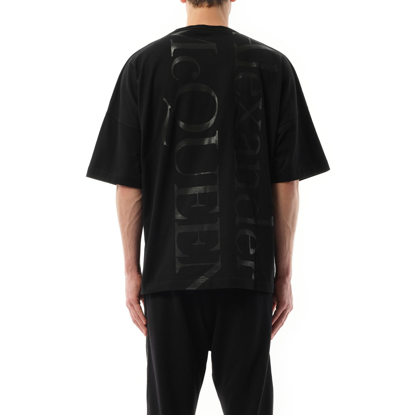 Exploded Logo T-Shirt in Black/Black