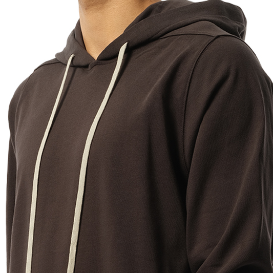 Drawstring Hoodie in Dark Dust