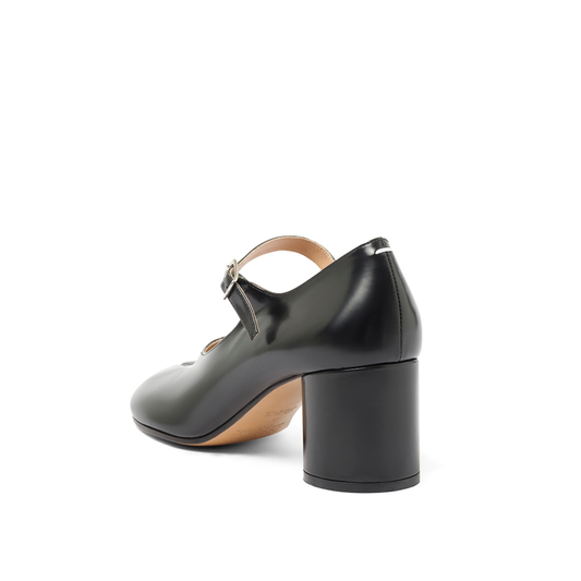 Tabi Mary Jane 6cm Heel in Black