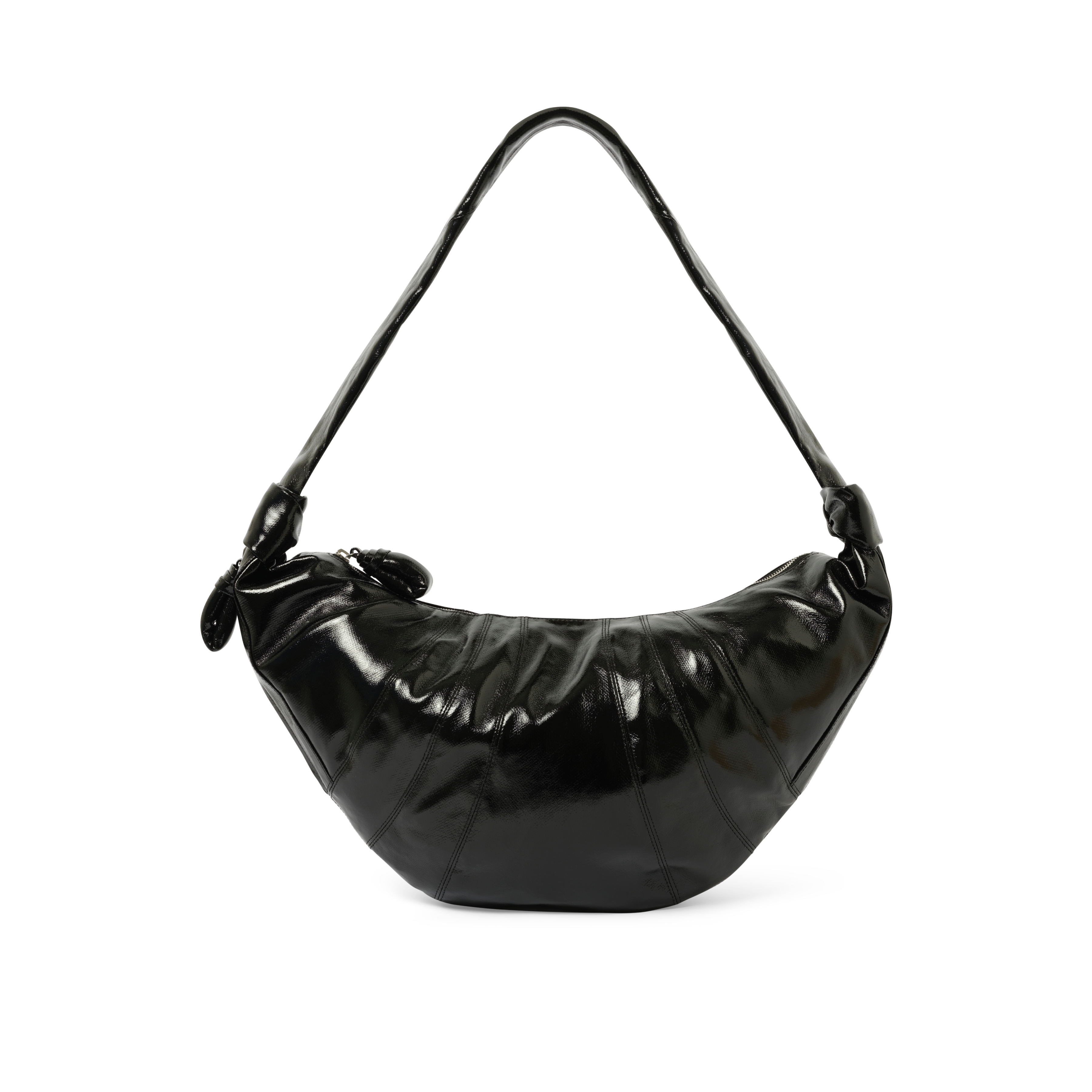 Large Croissant Bag in Black